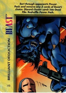 Marvel Overpower Beast - Brillante Abzugskarte - Farbvariante oder Druckfehler - Bild 1 von 1