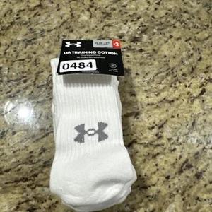 Under Armour Training Cotton - Cushioned CREW Socks -13.5 K – 4Y Youth Cpix New - Picture 1 of 6