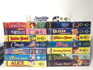 ORIGINAL DISNEY CLASSICS VHS - VINTAGE - COLLECTION - Picture 1 of 46