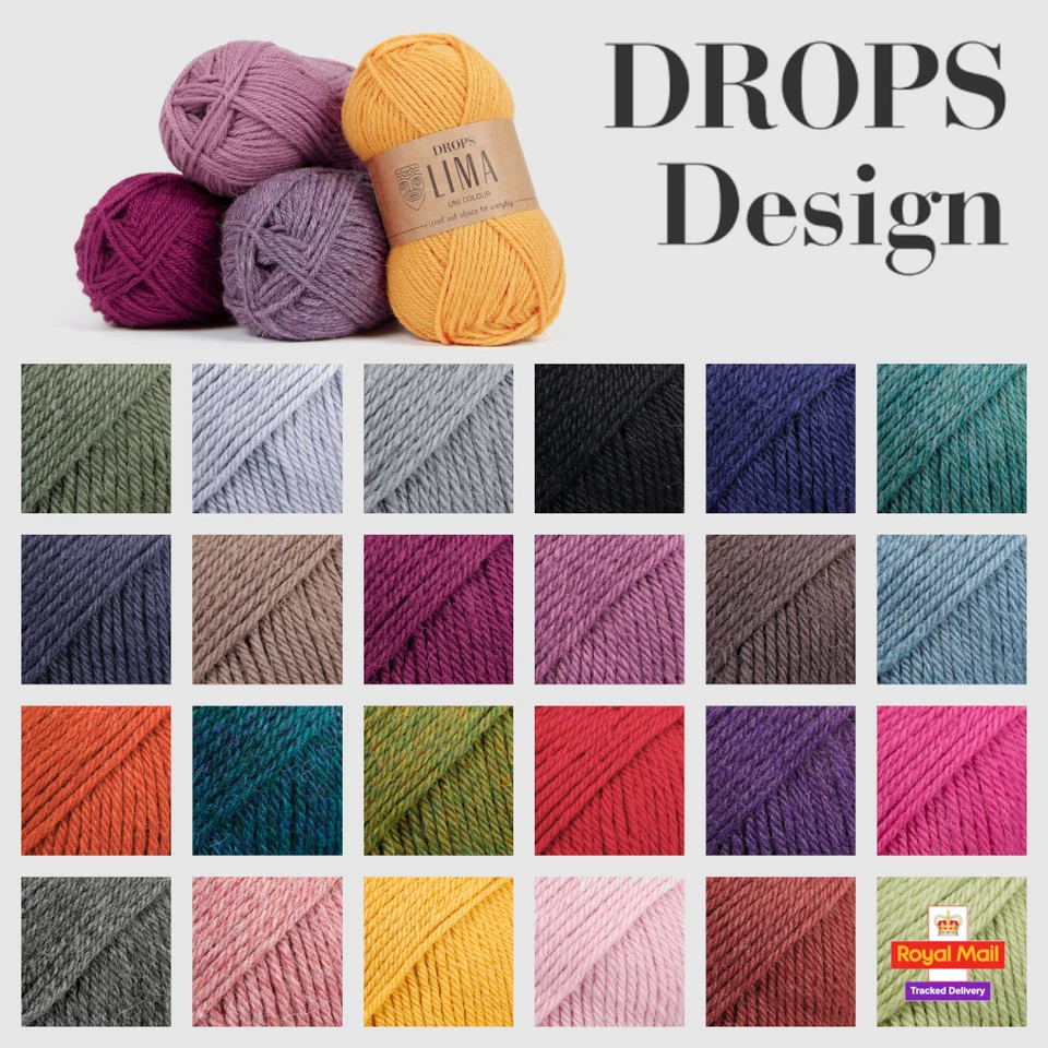 Drops Lima DK 50g Knitting Crochet Yarn Wool, Alpaca