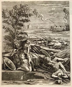 Antoine Caron (1521–1599); Folio - Antigone, the daughter of Oedipus - 1615 - My - Picture 1 of 4