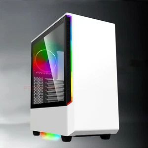 White Gaming Tower Paladin GX Full ATX Computer Case PWM Water cooling ready - Picture 1 of 11