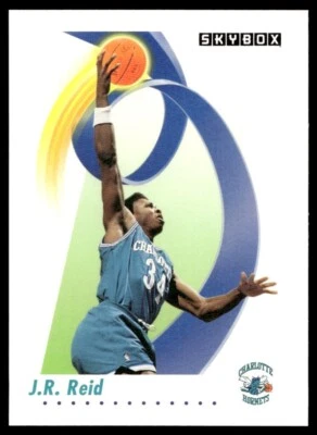 1991-92 SkyBox J.R. Reid Charlotte Hornets #32 - Image 1 of 2
