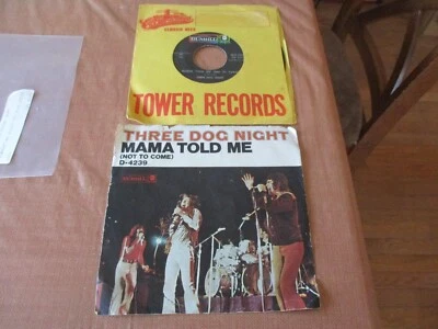 THREE DOG NIGHT-Mama Told Me(Not To Come)-Dunhill 45-Solid/Strong VG/tested-1970 - Image 1 of 4