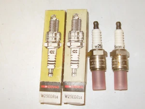 Two (2) Spark Plug-U-groove Conventional, DN, DENSO # W25EDR14, 3104 - Picture 1 of 1