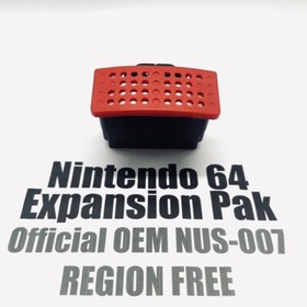 Nintendo 64 N64 NUS-007 Memory Expansion Pak Pack Region Free