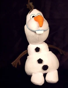 DISNEY MOVIE Stuff Peluche Personaggio VACANZA CONGELATO Pupazzo di neve di Natale OLAF 11" - Foto 1 di 5