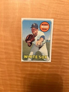 TOPPS BASEBALL 1969 #123 WILBUR WOOD!! NM-MT OR BETTER!! SPEDIZIONE 1€!! - Foto 1 di 2