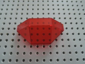 Lego 1 x pannello angolo 2468 rosso trasparente 3x3x6 6986 - Foto 1 di 2