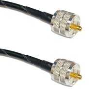 TIMES® LMR240 LOW LOSS COAX RF CABLE UHF PL259 MALE TO UHF MALE RADIO USA LOT