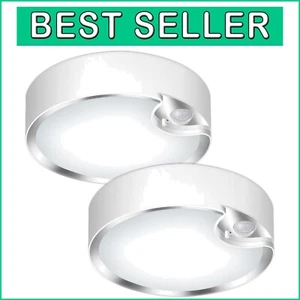 2-Pack Indoor LED Ceiling Lights - Bright 400 Lumens, Easy Install Motion Sensor - Picture 1 of 10