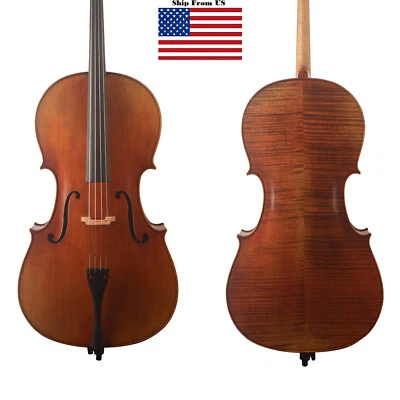 Free shipping!Special Offer!Oil anti! A Handmade strad model 4/4 cello ! - Image 1 of 4