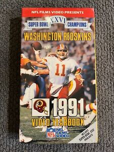 Super Bowl XXVI - NFC 1991 Champion Video Yearbook (VHS, 1992, Washington...