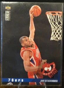 Upper Deck - 1995 - Jerry Stackhouse - #340 Philadelphia 76ers - Karte - Bild 1 von 2