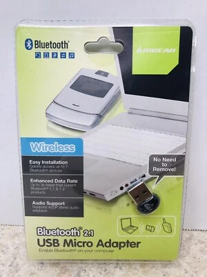 IOGear Bluetooth 2.1 USB Micro Adapter GBU421 MAC or PC - 30 Foot Wireless Range - Image 1 of 2