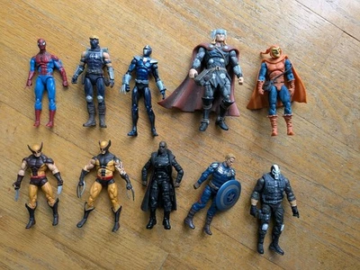 3,75 pulgadas. Lote de 10 Hasbro Vintage Universo Marvel  Foto 1 de 4