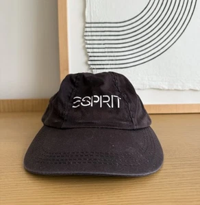 Sombrero retro de algodón con logotipo clásico expandible ESPIRIT de colección años 90 - negro - Imagen 1 de 4