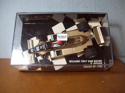 1/43 MINICHAMPS 400 800050 WILLIAMS FW07 RAM RACING ITALIANO GP 1980 R.KEEGAN Foto 1 de 4