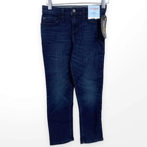 Cat and Jack Blue Dark Wash Skinny Flex Jeggings  - Picture 1 of 12