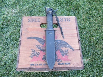Cuchillo de supervivencia vintage USN ONTARIO Navy Seal Mark 3 MK3 Mod 0 militar estadounidense Foto 1 de 4