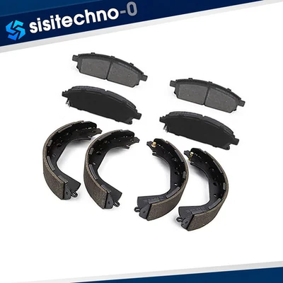 Pastillas de freno delanteras zapatas de freno traseras para 1997 1998 1999 2000 INFINITI QX4 3,3 L Foto 1 de 4