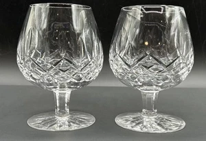 "Juego de 2 vasos globo Waterford Crystal LISMORE 5 1/8"" BRANDY Snifter" - Imagen 1 de 4
