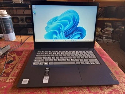 Lenovo Ideapad 3 14 inch laptop i3 1005G1 12GB 128GB NVMe Windows 11 pro Blue - Image 1 of 4