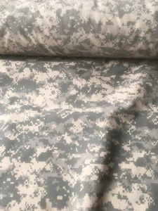 CAMOUFLAGE FABRIC ACU. Digital Camo - 50/50 Cotton/Nylon- 65” Wide 2.75 Yd Cut - Picture 1 of 2