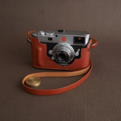 Leather Camera Bag Case Cover Shoulder Belt For Leica M11 M10 M10P M240 M240P - Image 1 of 4
