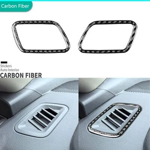 Real Carbon Fiber Interior Air Vent Outlet Cover For Nissan Altima Teana 2019-25 - Picture 1 of 24