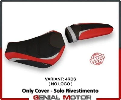Savar Ultragrip Red-Silver (RDS)T.I.MV AGUSTA F3 2012>2020 Saddle Cover - Image 1 of 2