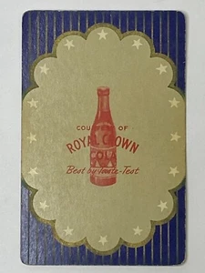 Vintage Royal Crown Cola Best by Taste Test RC Single Swap Playing Card PC115 - Picture 1 of 2