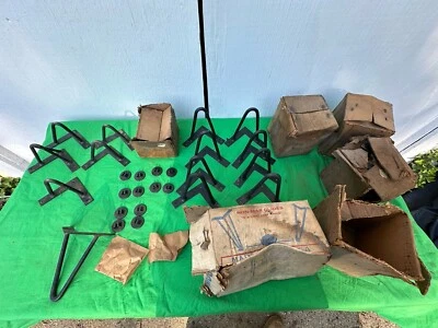 32 patas horquilla nuevas antiguas vintage mediados de siglo metal moderno Emco Foto 1 de 4