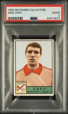Panini Calciatori Dino Zoff 1963 PSA 2 Foto 1 de 2