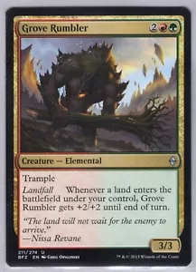 2x Grove Rumbler - Battle for Zendikar - Near Mint - Picture 1 of 1
