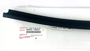Conjunto de resistente al clima genuino Toyota, vidrio para puerta trasera, exterior 68292 - 0C041 - Imagen 1 de 6