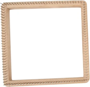 Square Knitting Loom Handcrafts Holz Handarbeitsbrett Häkelnadeln Flechten DIY ✅ - Bild 1 von 12