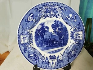 Wedgwood US Military Academy West Point New York Superintendents Quarters plate - Picture 1 of 10