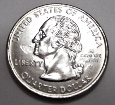2005 P Kansas Quarter Error - "In God We ust" BU Coin - Image 1 of 2