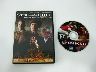 Seabiscuit DVD Tobey Maguire Chris Cooper Jeff Bridges - Image 1 of 2
