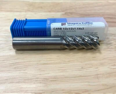 CORTADOR NIAGARA 1/2" x 1-1/4" x 3" 5 flauta acabado sin recubrimiento EDP N61861 Foto 1 de 2