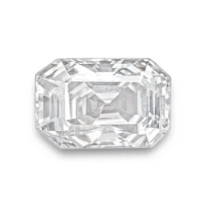CEYLONESE Zafiro Incoloro/Blanco 2.03 Ct. Natural Sin Tratar OCTÁGONO Limpio de Ojos - Imagen 1 de 4