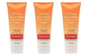 BL Neutrogena Oil-Free Acne Wash Cream Cleanser(37791)PK OF 3 - Picture 1 of 1