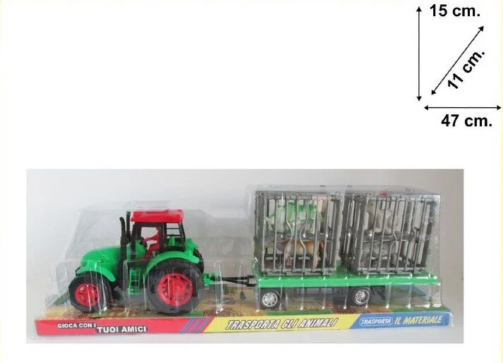 Caja Tractor Transporte De Animales Juguete Juego Niños SAR - Imagen 1 de 1