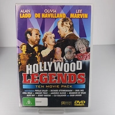 Hollywood Legends - Ten Movie Pack DVD Proud Rebel Seven Alone David Copperfield - Image 1 of 2