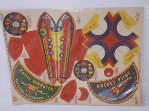 1952 Buck Rogers Space Ranger Kit de colección de Sylvania TV - Hojas de promoción #5 y #6 - Imagen 1 de 8
