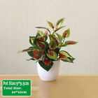 Realistic In Pot Artificial Flower Potted Fake Plants Bonsai Home Garden Decor