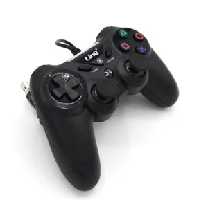 MANDO GAMEPAD CON CABLE COMPATIBLE CON SONY PLAYSTATION PS4 PC WINDOWS NEGRO - Imagen 1 de 4