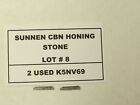 SUNNEN CBN HONING STONES 2 USED KV5NV69 HONING STONES - LOT # 8