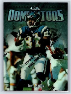 1997 Finest #313 Tony Martin REFRACTOR San Diego Chargers W/ PEEL - Picture 1 of 2
